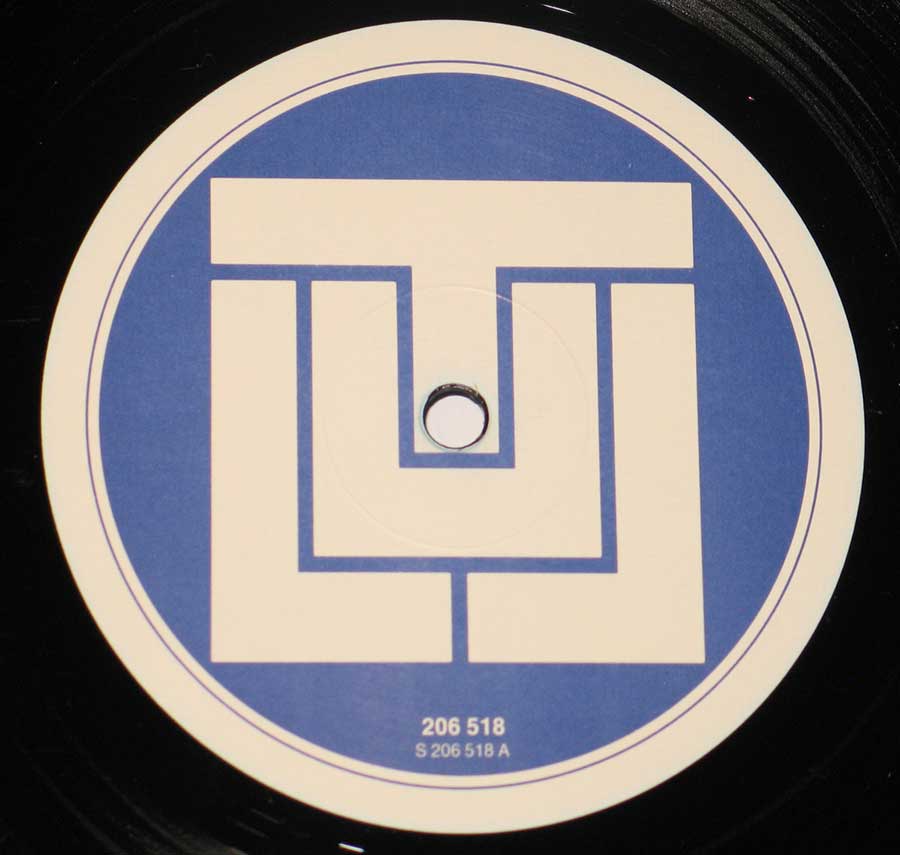 JETHRO TULL - Under Wraps 12"VINYL LP ALBUM enlarged record label