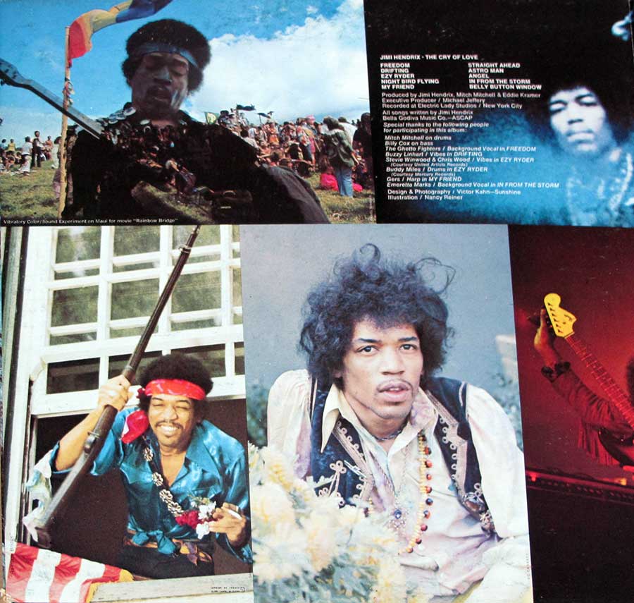 High Resolution Photo of JIMI HENDRIX - Cry of Love 
