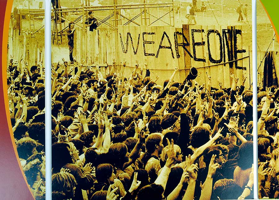 Photo One Of The Original Custom Inner Sleeve JIMI HENDRIX - Live at Woodstock 3LP 12" Vinyl LP Album  