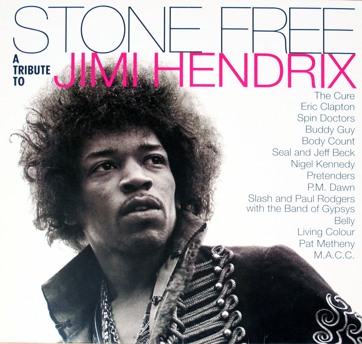 JIMI HENDRIX Stone Free a tribute Album Cover Gallery & 12