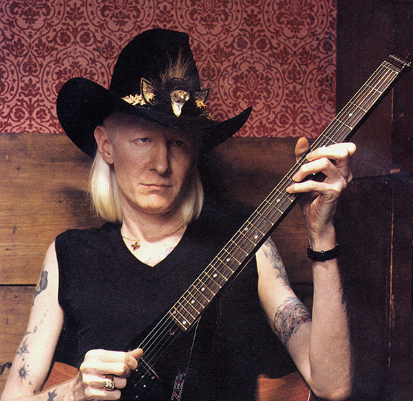 Johnny Winter in 1995 album front cover vinyl lp album https://vinyl-records.nl