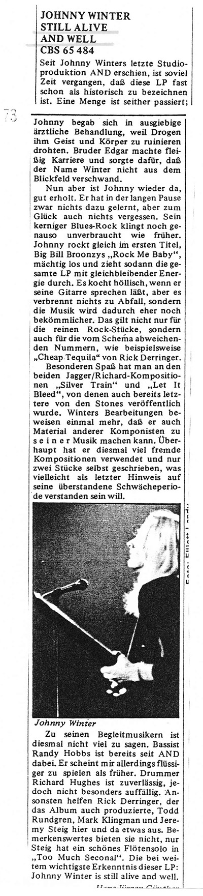 Sounds Magazine (Germany) Review