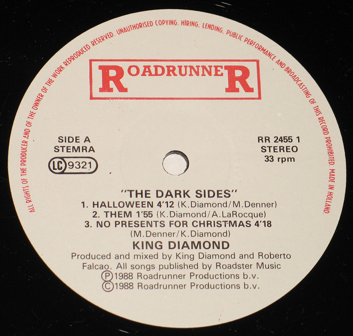 High Resolution Photo of King Diamond The Dark Sides 