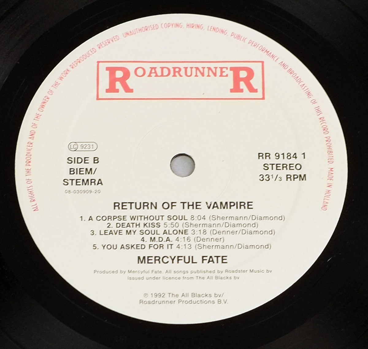 High Resolution Photo of MERCYFUL FATE - Return of the Vampire 