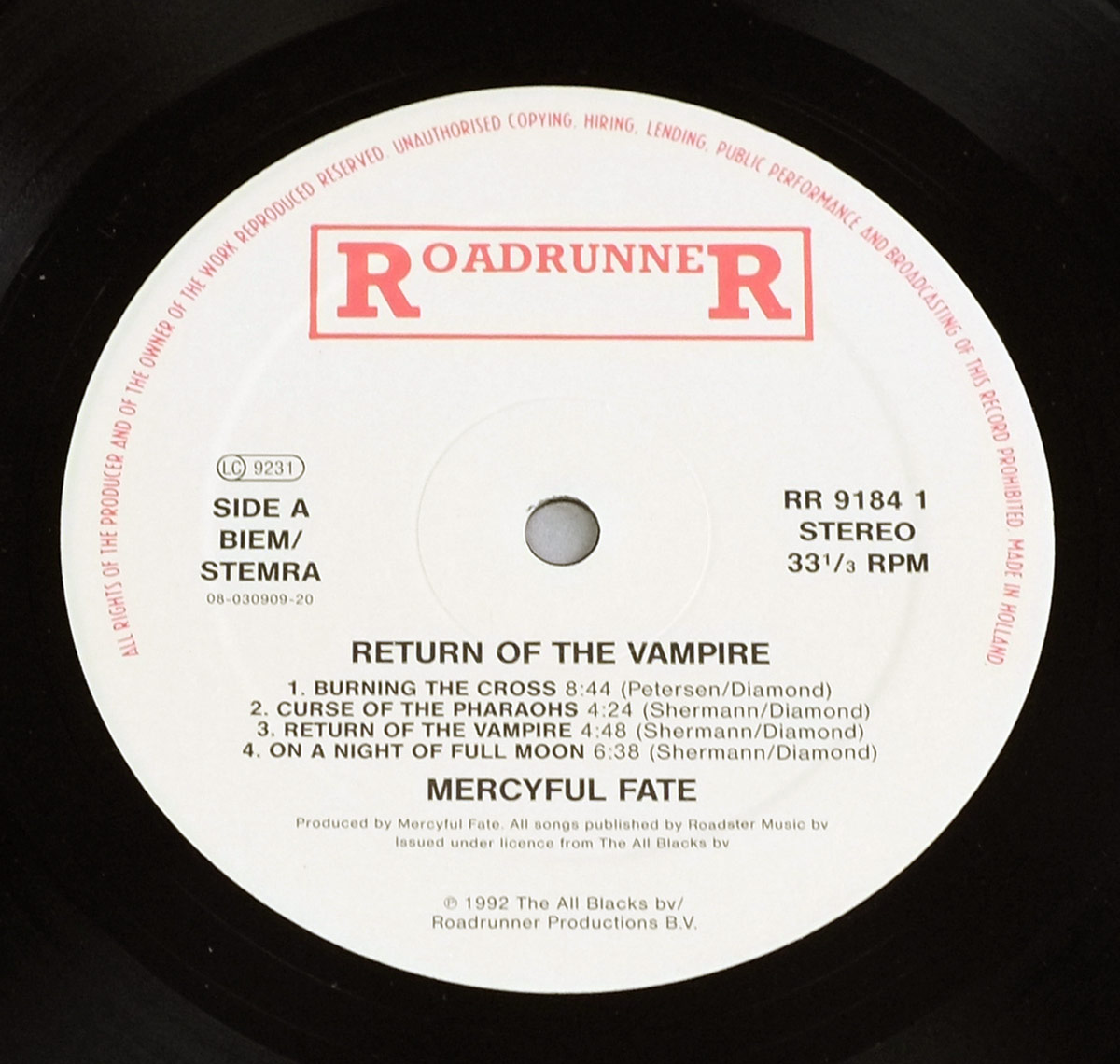 High Resolution Photo of MERCYFUL FATE - Return of the Vampire 