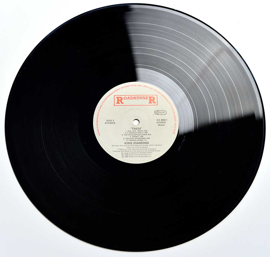 KING DIAMOND - Them ( Netherlands Release ) vinyl lp record 