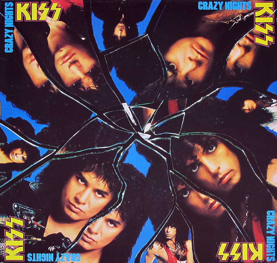 Front Cover Photo Of KISS - Crazy Nights 12" Vinyl LP Album