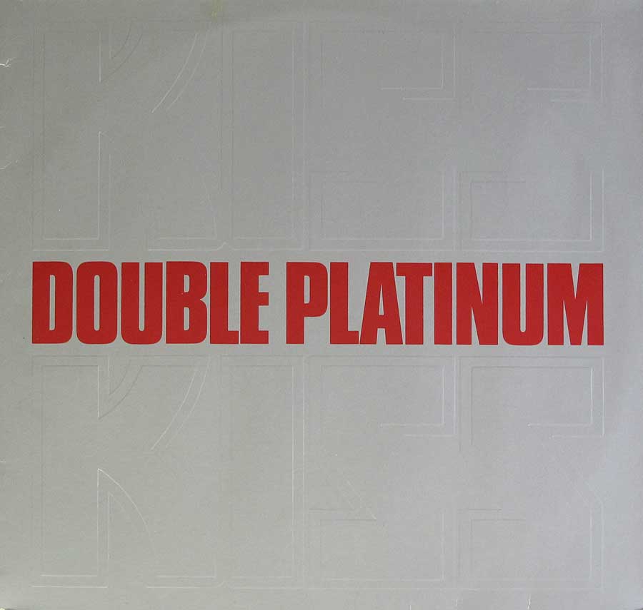 KISS - Double Platinum Gatefold 12" 2LP Vinyl Album front cover https://vinyl-records.nl