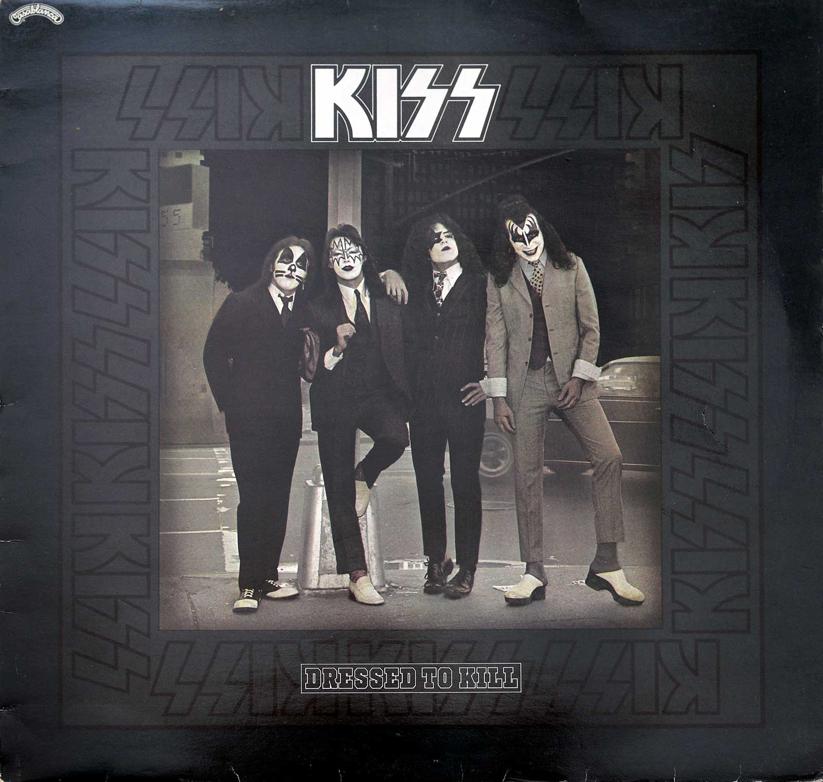 Large Front Cover Photo Of KISS - Dressed To Kill Red Vinyl 