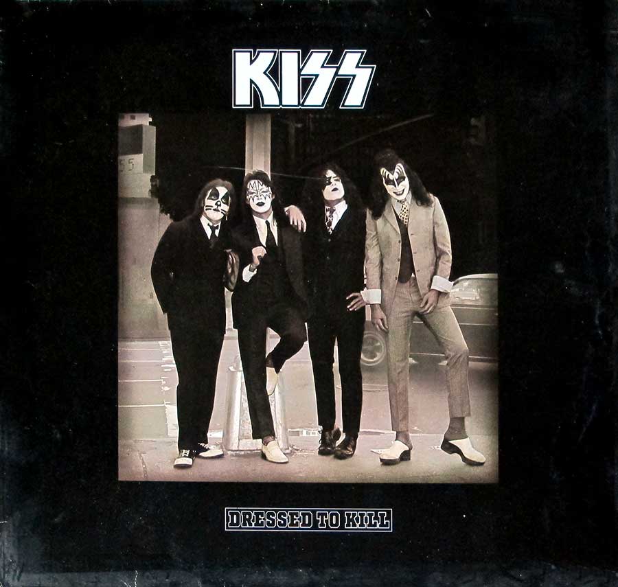 KISS - Dressed To Kill German Release 12" LP VINYL ALBUM front cover https://vinyl-records.nl