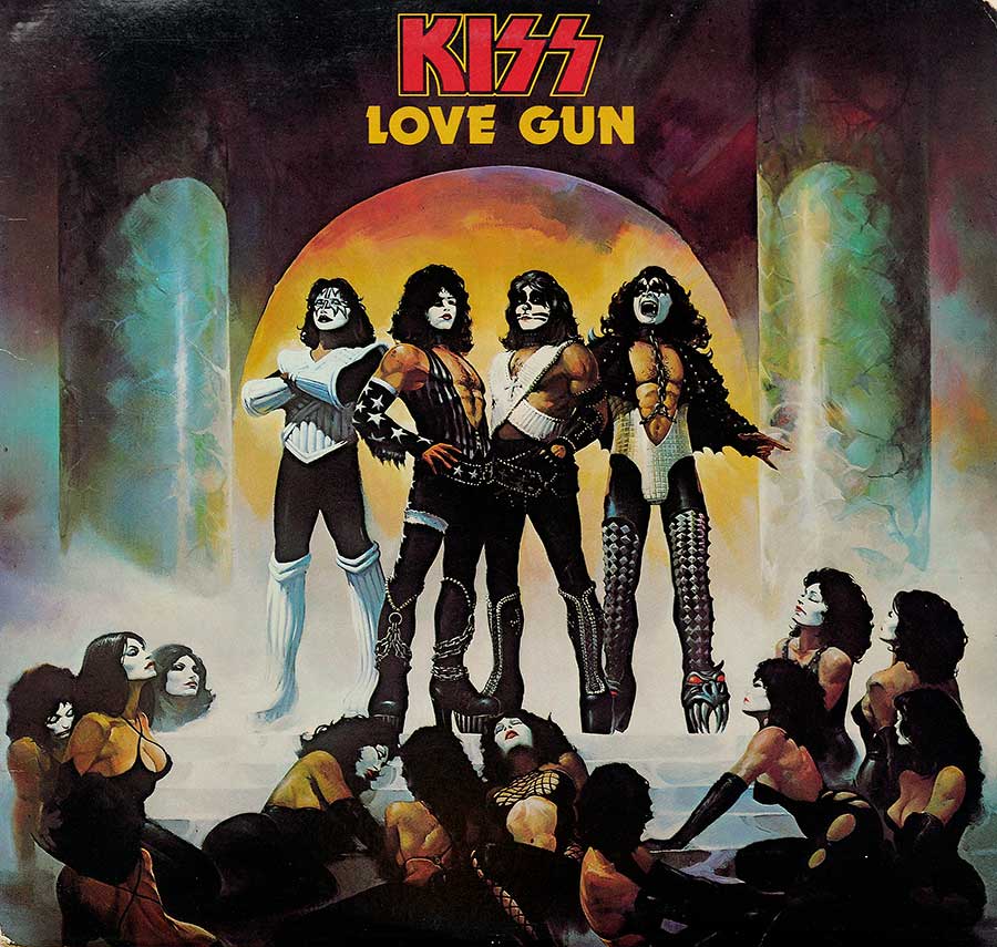 Album Front Cover Photo of KISS - Love Gun 