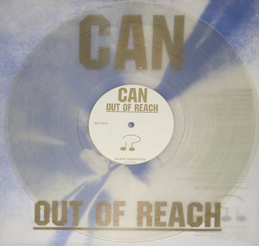 CAN - Out Of Reach 12" Vinyl LP Album  custom inner sleeve