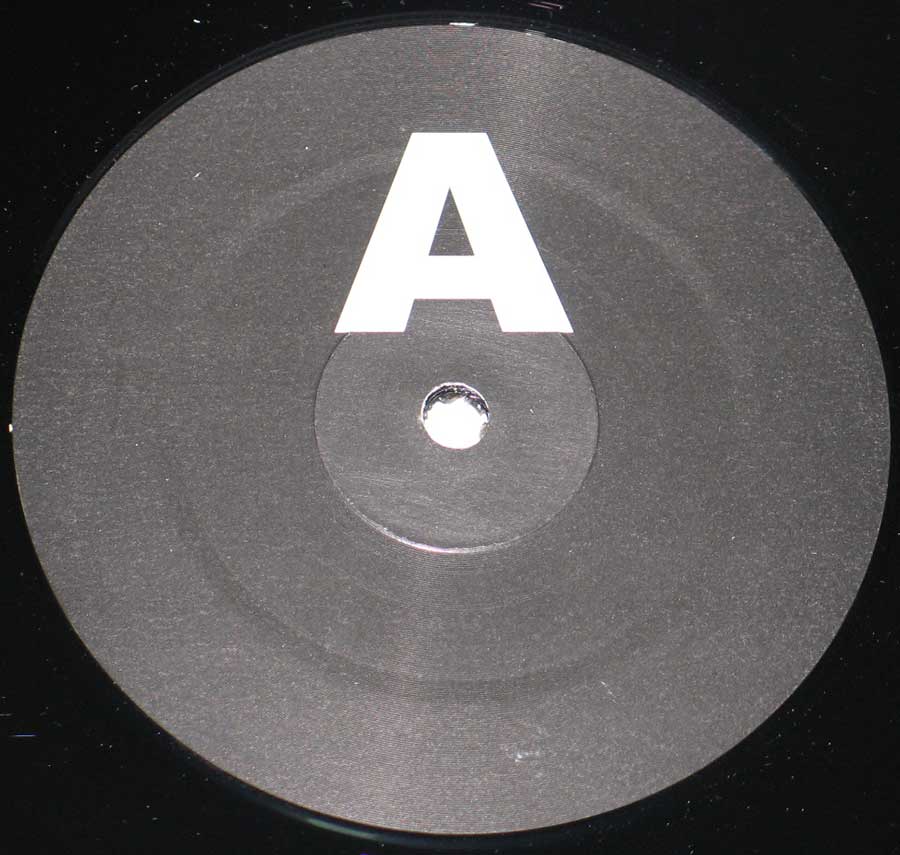 Close up of Side One record's label CAN - Radio Waves Czukay Suzuki 12" Vinyl LP Album 