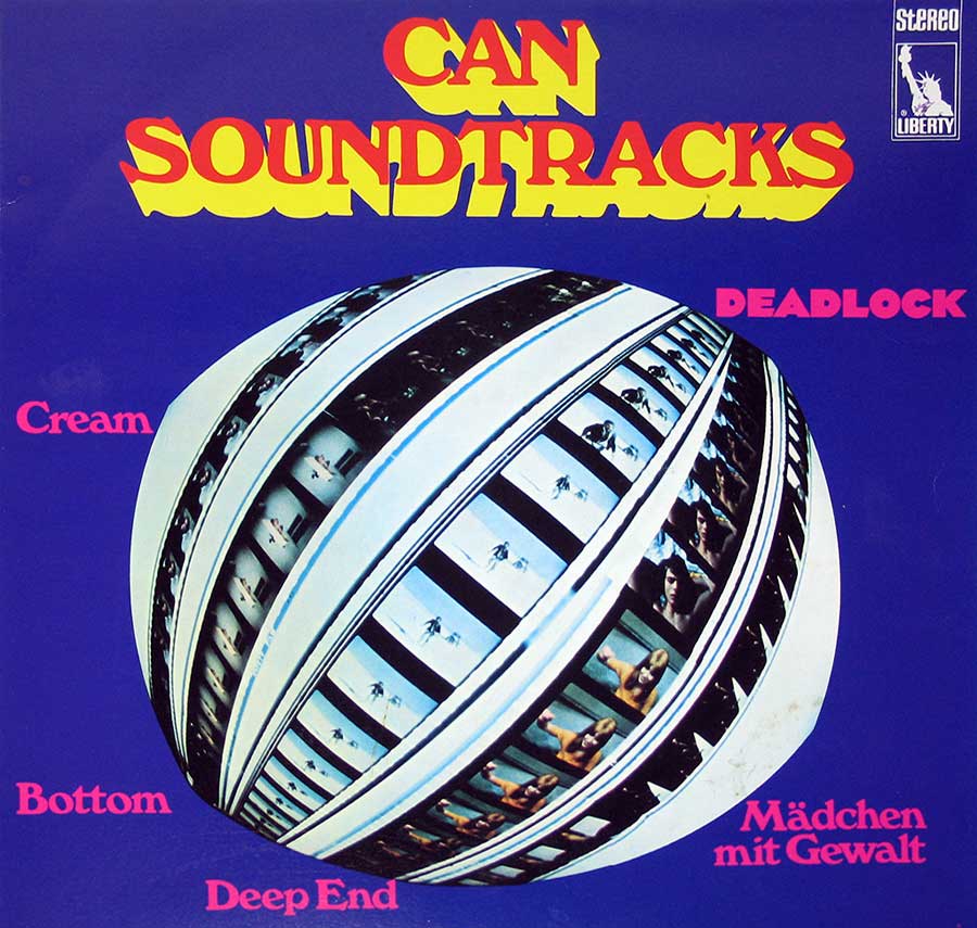 Front Cover Photo Of CAN - Soundtracks With Holger Czukay 12" Vinyl LP Album 