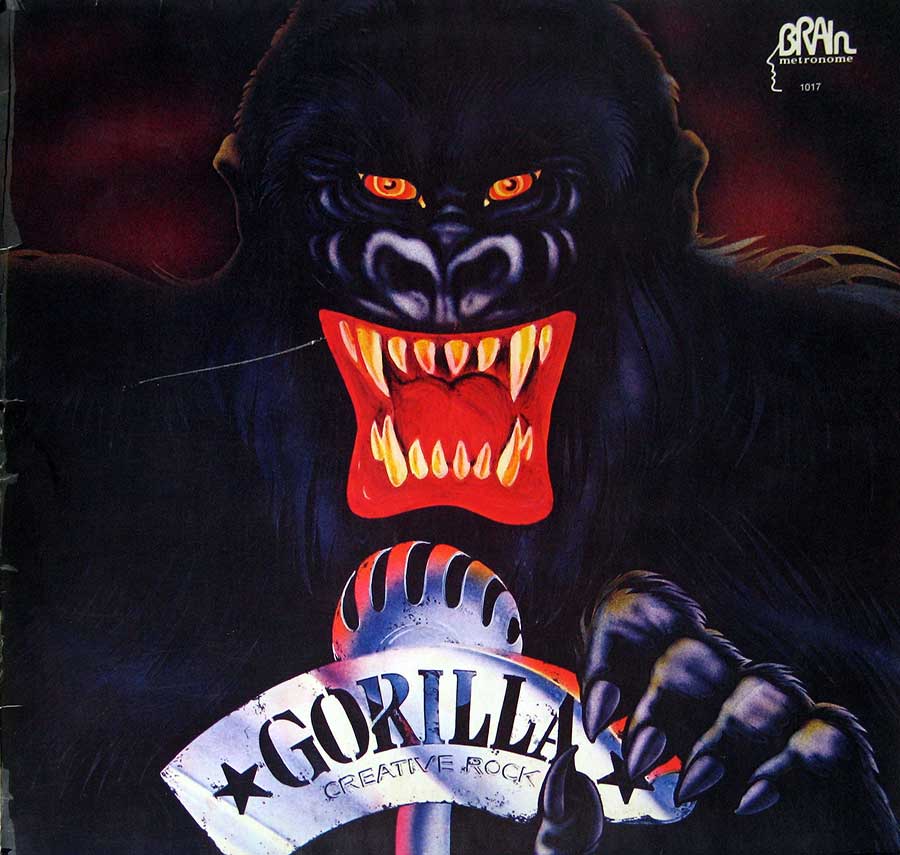 CREATIVE ROCK - Gorilla KrautRock Brain Metronome 12" Vinyl LP Album front cover https://vinyl-records.nl