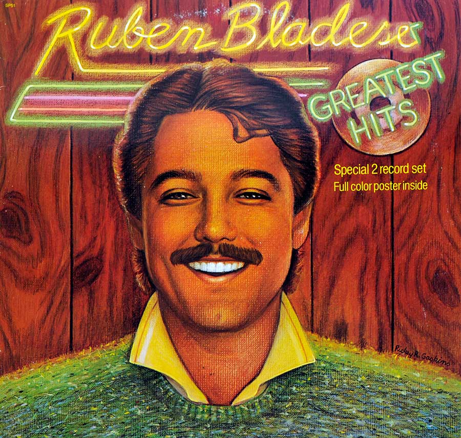 large album front cover photo of: RUBEN BLADES - Greatest Hits Special 2 Record Set 12" 2-LP VINYL 