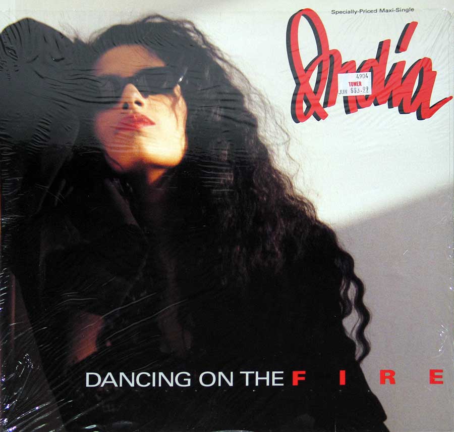 LA INDIA - Dancing On Fire / Bailando En El Fuego 12" Maxi Single on VINYL 
 front cover https://vinyl-records.nl