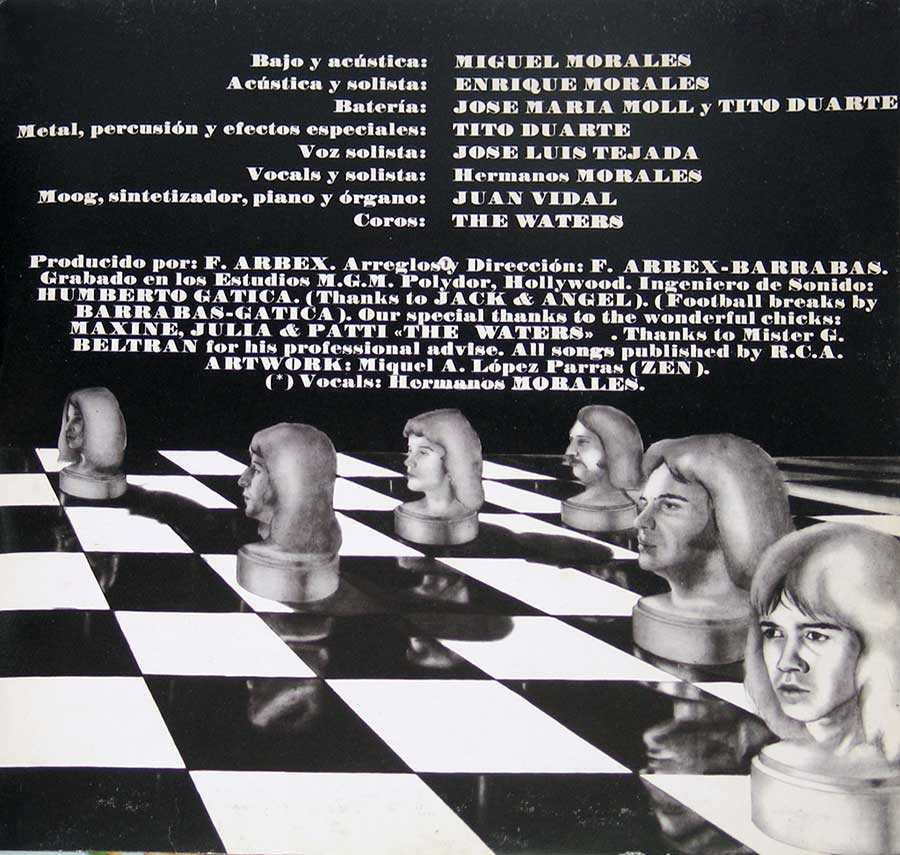 Photo of "Soltad a Barrabas" Album's Inner Cover  