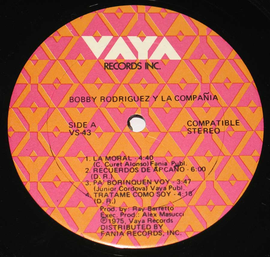 "Lead Me To That Beautiful Band" Record Label Details: VAYA Records Inc VS-43 ℗ 1975 Vaya Records Sound Copyright 