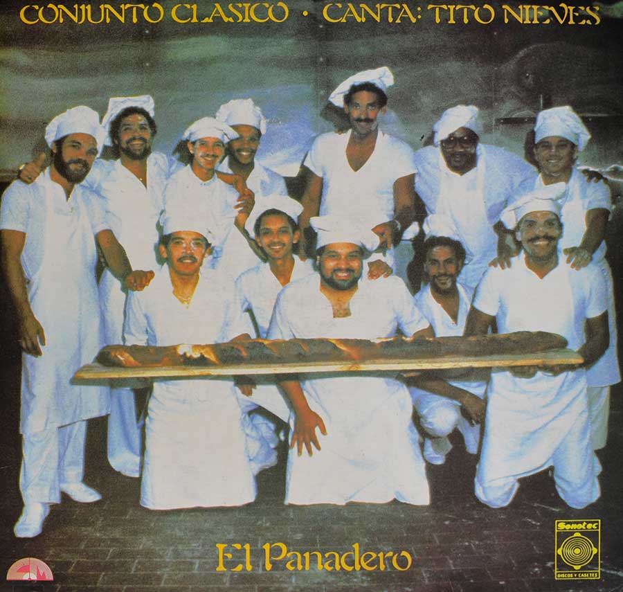 CONJUNTO CLASICO CANTA TITO NIEVES - El Panadero Colombia 12" LP VINYL Album front cover https://vinyl-records.nl