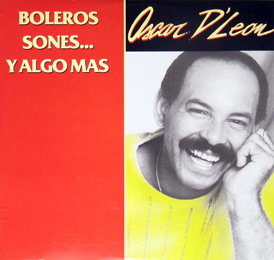 OSCAR D'LEON - Boleros, Sones y Algo Mas Salsa Venezuela 12" VINYL LP ALBUM front cover https://vinyl-records.nl