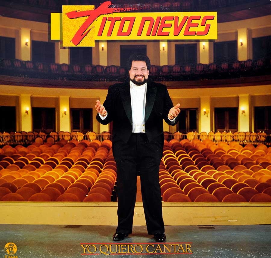 Front Cover Photo of "TITO NIEVES Yo Quiero Cantar" Album 