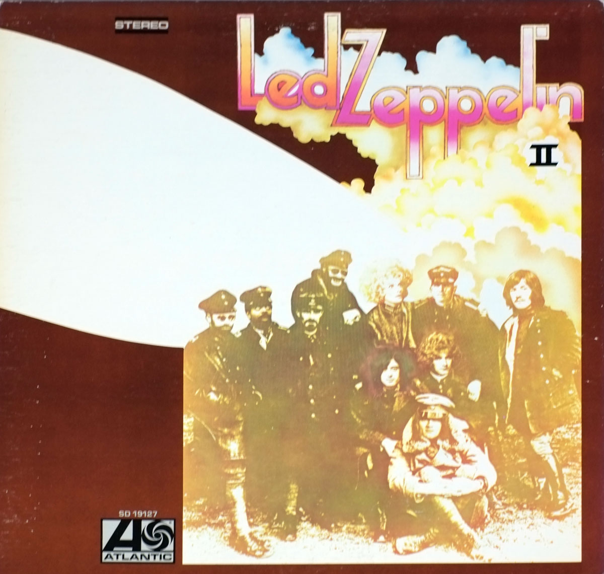 High Resolution Photo of Led Zeppelin II LP in Gatefold Cover 