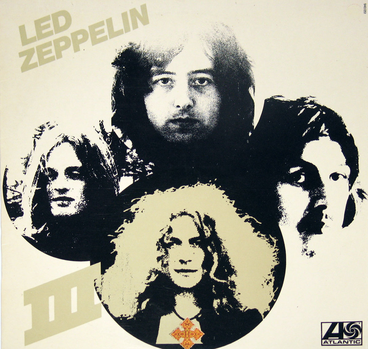 High Resolution Photo of Led Zeppelin III France Release 