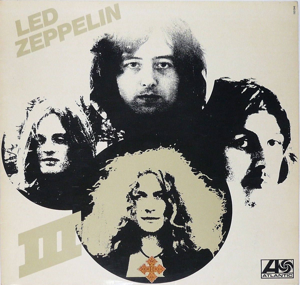 High Resolution Photo of Led Zeppelin III France Release 