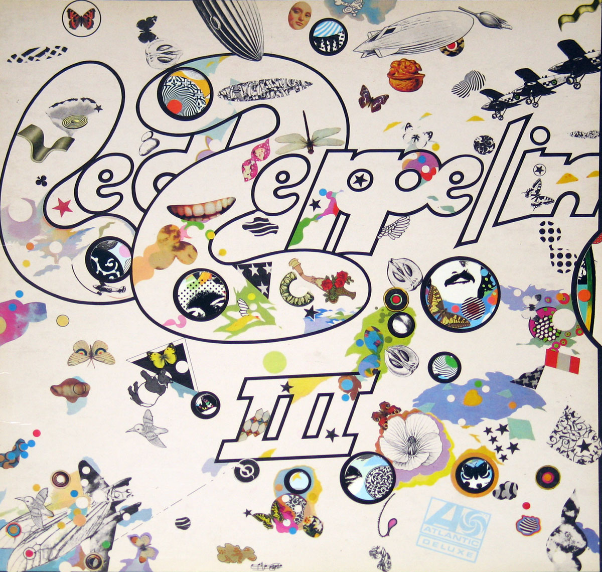 High Resolution Photo of Led Zeppelin III Spinning Wheel acover  LP 