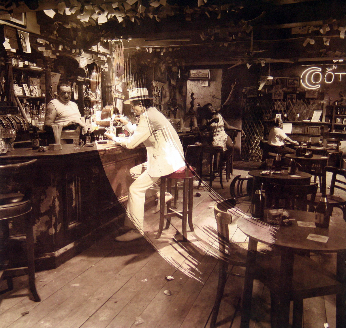 High Resolution Photo of Led Zeppelin In Through The Out Door w/Paper Bag 