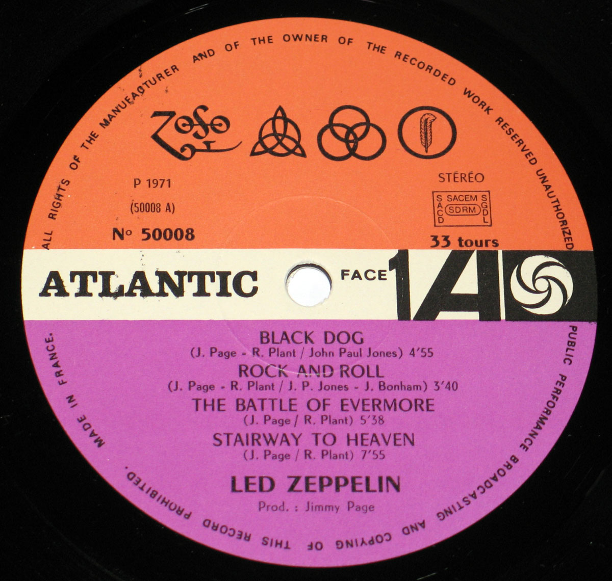 LED ZEPPELIN IV English 70s Prog Blues Rock 12