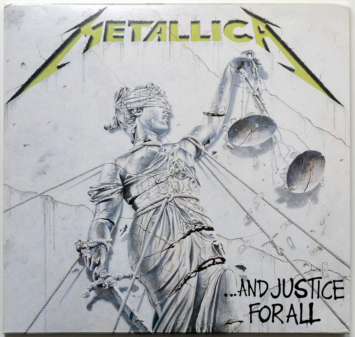 Album Front Cover Photo of METALLICA - And Justice For All Blackened Records 180Gr Vinyl 