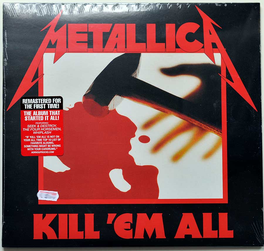 Front Cover Photo Of METALLICA - Kill em All ( Blackened Records ) 