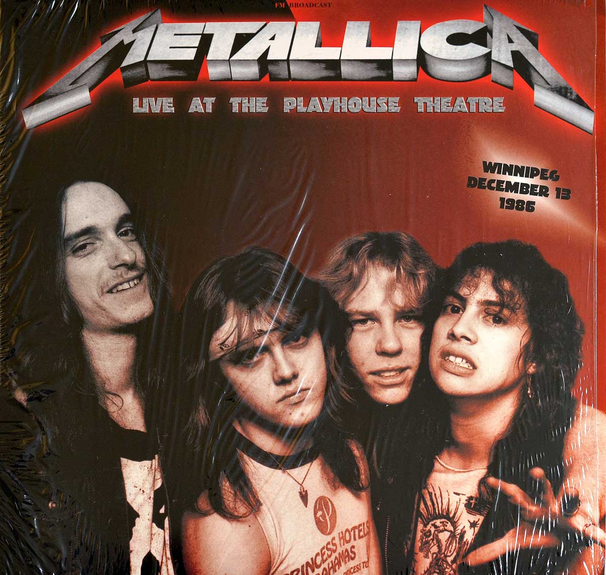 Front Cover Photo Of METALLICA - Live at the Playhouse Theatre Winnipeg 1986 