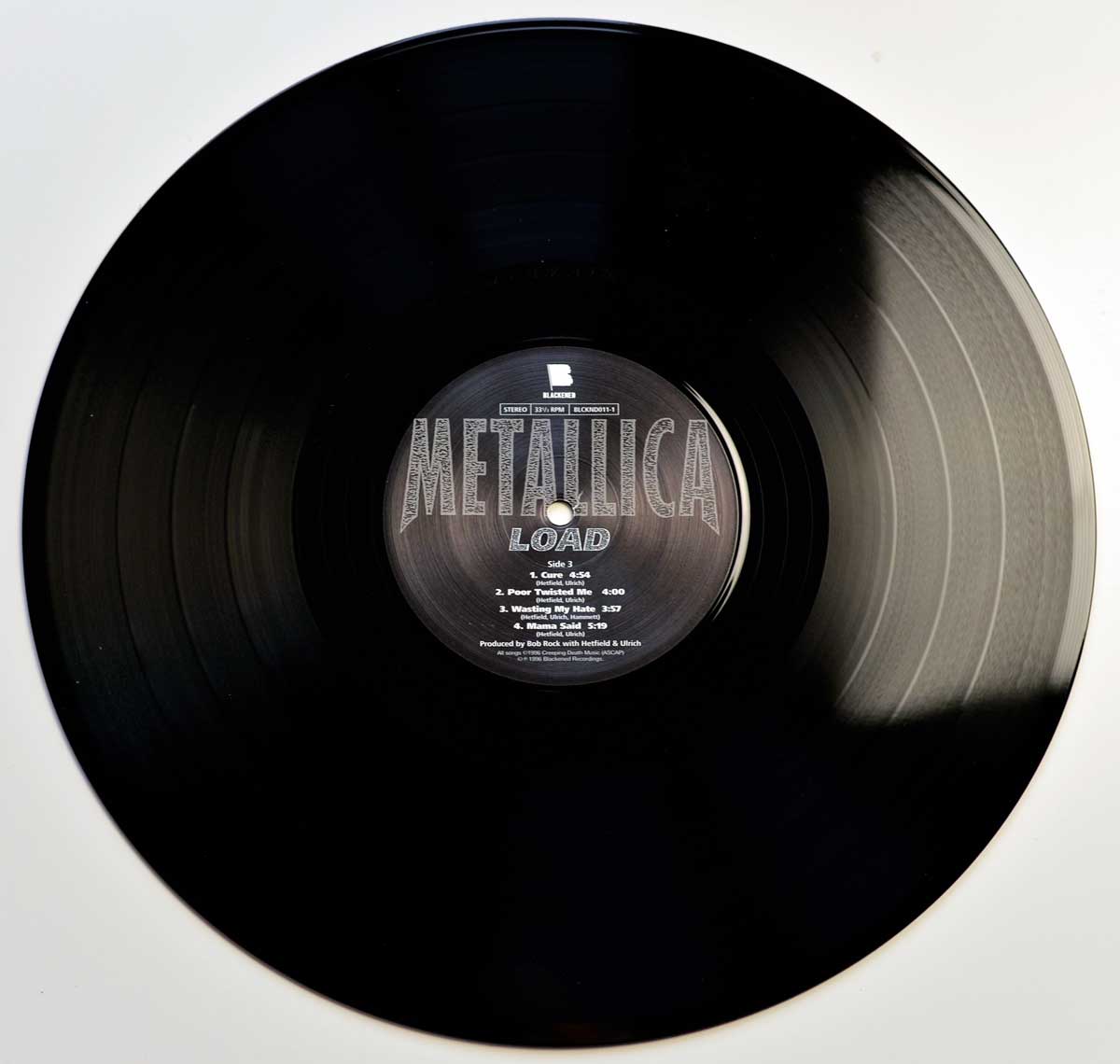 Photo of Side Three: METALLICA - Load Gatefold 2LP 180GR LP Thrash Blackened Records 