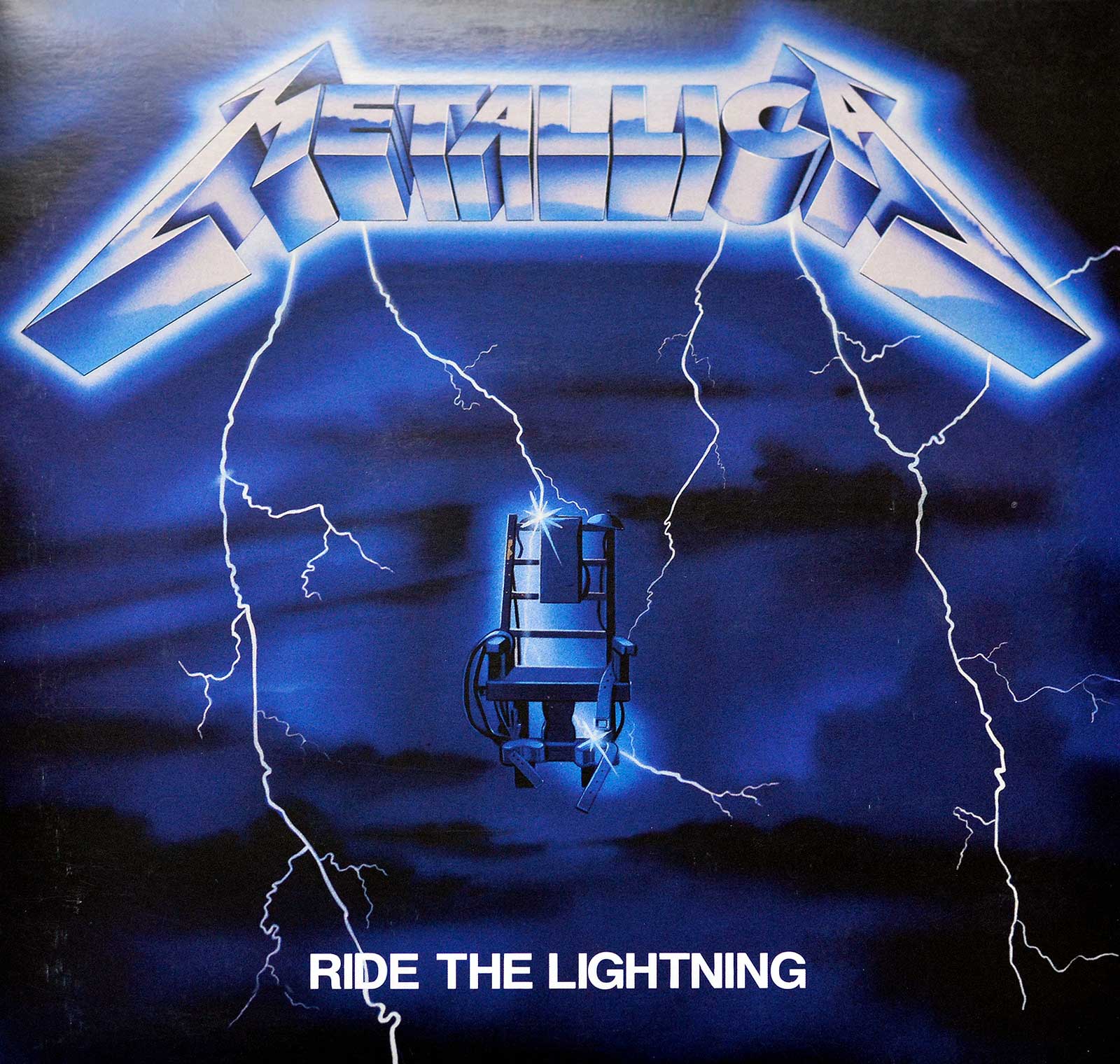 Album Front Cover Photo of METALLICA - Ride The Lightning Blackened Records 