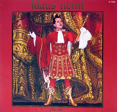 Thumbnail of KLAUS NOMI - Encore 12" Vinyl LP Album album front cover
