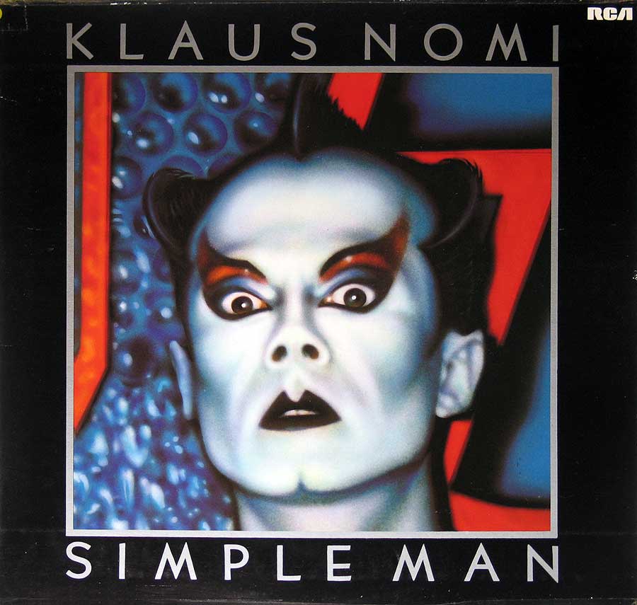 KLAUS NOMI - Simple Man 12" Vinyl LP Album front cover https://vinyl-records.nl
