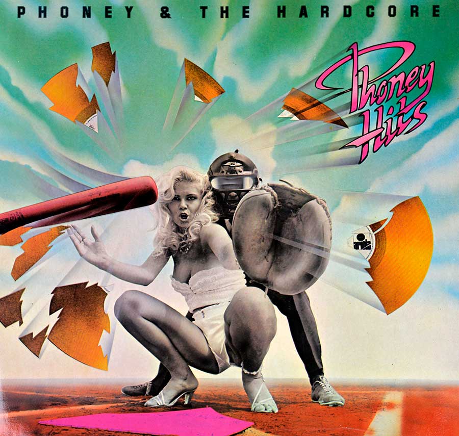 Front Cover Photo Of PHONEY & THE HARDCORE - Phoney Hits 12" Vinyl LP Album