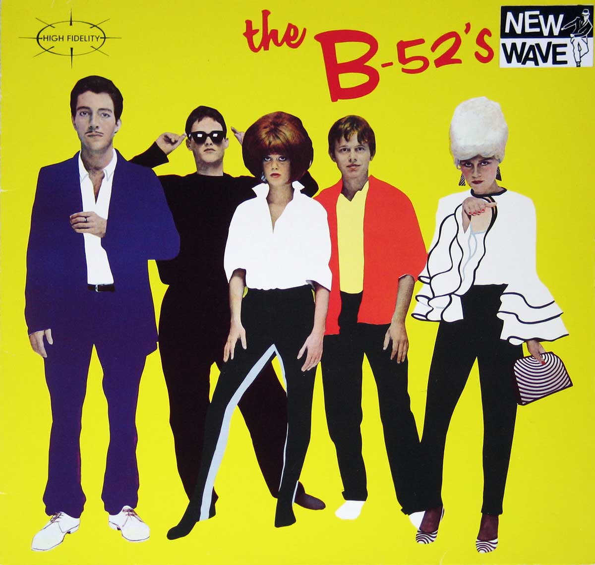 large album front cover photo of: B52's Self-Titled Debut Album 