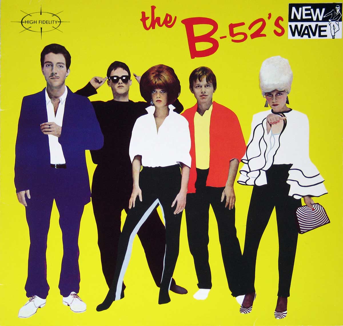 Album Front Cover Photo of The B-52's Self-Titled Visit: https://vinyl-records.nl/