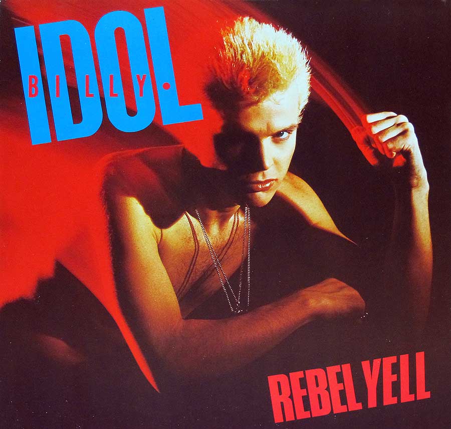 BILLY IDOL - Rebel Yell 12" Vinyl LP Album  front cover https://vinyl-records.nl