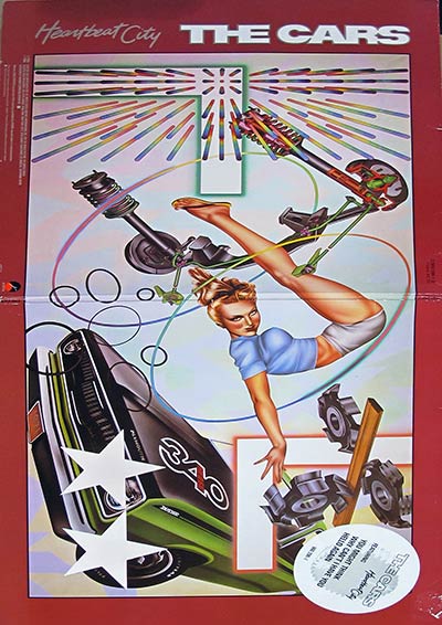 Thumbnail Of THE CARS - Heartbeat City with Ric Osasek4 album front cover