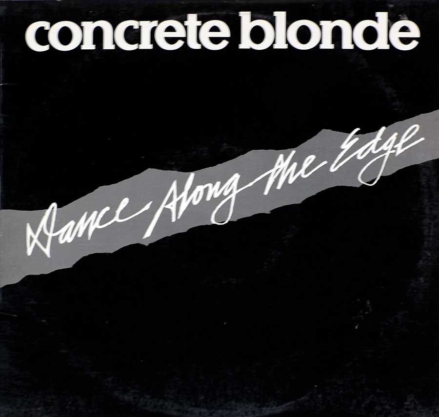 CONCRETE BLONDE - Dance Along The Edge White Label Promo 12"Vinyl Maxi-Single front cover https://vinyl-records.nl