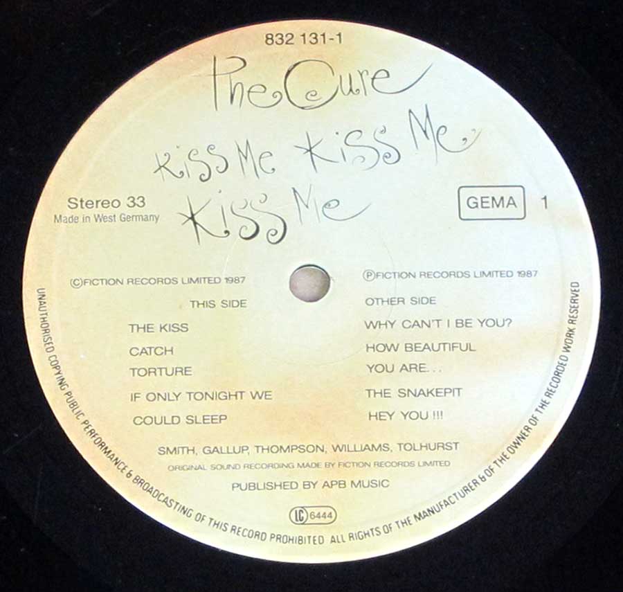 THE CURE - KISS ME, KISS ME, KISS ME (2 LP) - VINILO