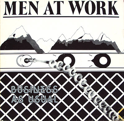 MEN AT WORK - Business as Usual album front cover vinyl record