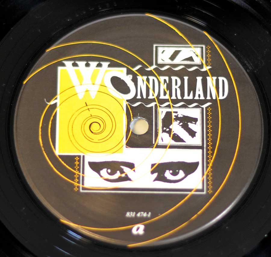 Close up of record's label SIOUXSIE & THE BANSHEES - Through The Looking Glass Side One