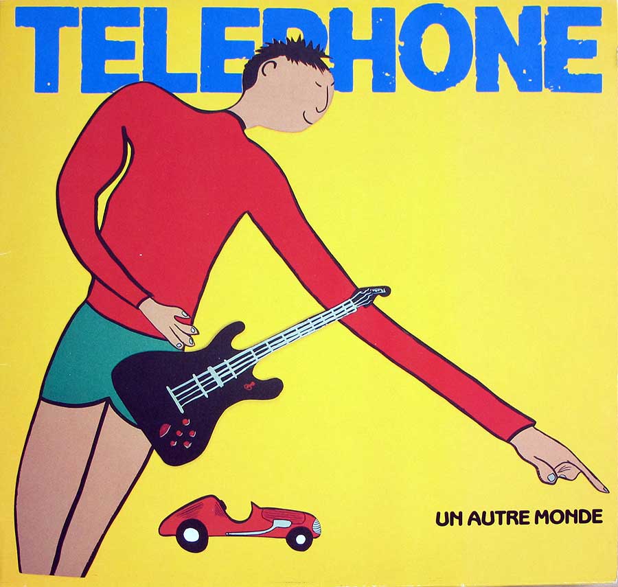 TELEPHONE - Un Autre Monde 12" LP VINYL Album front cover https://vinyl-records.nl