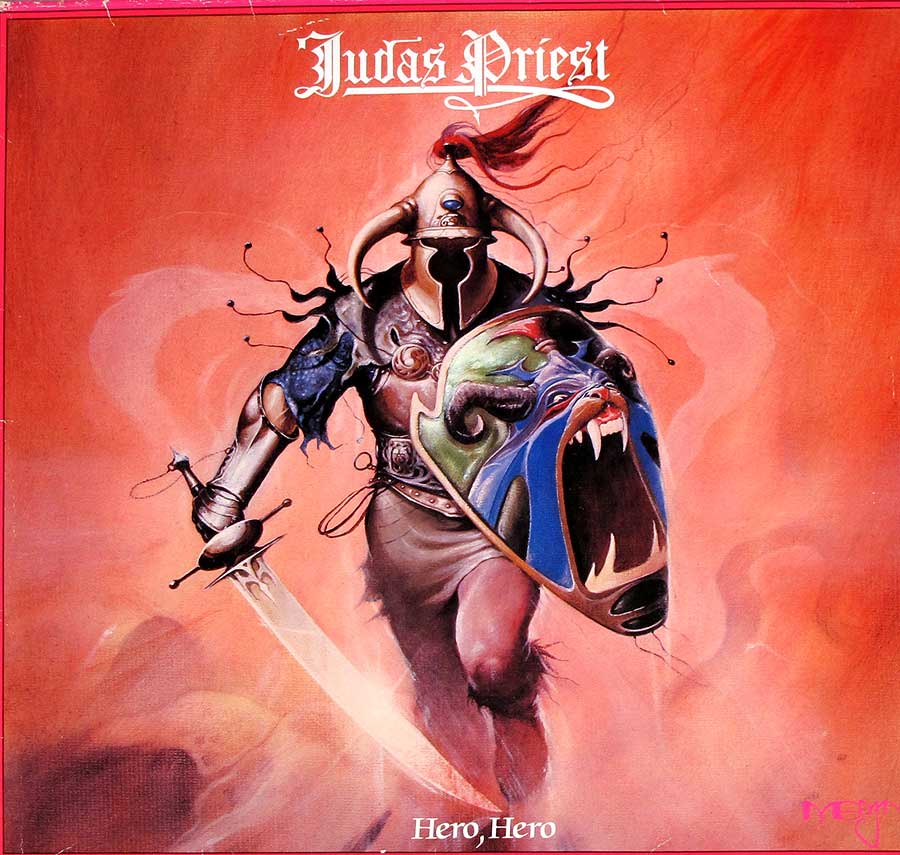 Album Front Cover Photo of JUDAS PRIEST - Hero Hero ( White Vinyl 2LP ) 